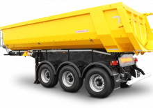 Tipper semi-oplegger Schwarzmüller 3-axle aluminium segment tipper semitrailer