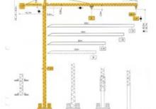 Torenkranen - Trolley-arm - Boven draaiend Potain MC 85 B-E1