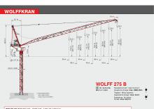 Torenkranen - Beweegbare arm - Boven draaiend Wolffkran 275 B