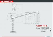 Torenkranen - Beweegbare arm - Boven draaiend Wolffkran 355 B