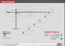 Torenkranen - Trolley-arm - Boven draaiend Wolffkran 7532.16 cross