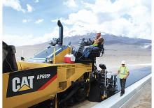 Track-asfalteermachines Caterpillar AP655F