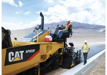 Track-asfalteermachines Caterpillar AP655F