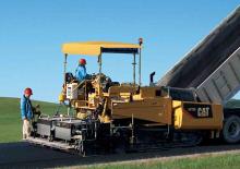 Track-asfalteermachines Caterpillar AP755