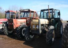 Tractoren met tweewielaandrijving Leyland 604