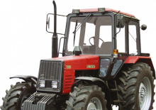 Tractoren met vierwielaandrijving Belarus 1025.2