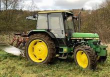 Tractoren met vierwielaandrijving John Deere 1750