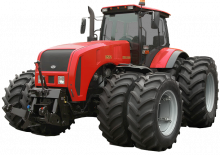 Tractoren met vierwielaandrijving Belarus 3522