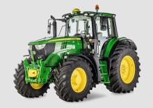 Tractoren met vierwielaandrijving John Deere 6155M 