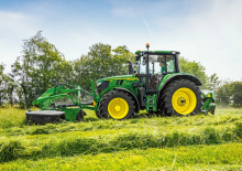 Tractoren met vierwielaandrijving John Deere 6M 150 
