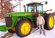 Tractoren met vierwielaandrijving John Deere 8110