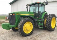 Tractoren met vierwielaandrijving John Deere 8300