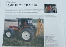 Tractoren met vierwielaandrijving SAME Dual Trac 90 DT