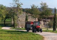 Tractoren met vierwielaandrijving SAME Frutteto 95 