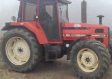 Tractoren met vierwielaandrijving SAME Laser 100