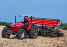 Tractoren met vierwielaandrijving Massey Ferguson MF 4297