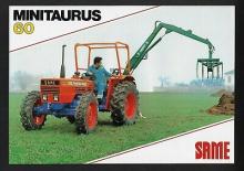 Tractoren met vierwielaandrijving SAME Minitaurus 60
