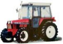 Tractoren met vierwielaandrijving UTB Universal U 833 DT