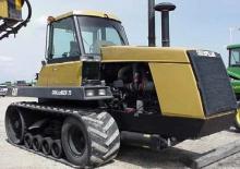 Tractors met rubberwielen Challenger 75D