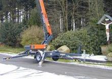 Op aanhangwagen gemonteerde knikarmhoogwerkers Paus Worklift GT 18