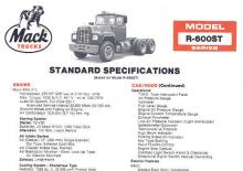 Trekkers Mack R-600ST T.M.C Type EM5-275 6x2