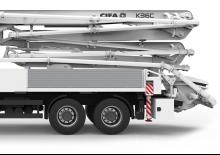 Op vrachtwagen gemonteerde betonpomp CIFA K36C