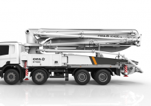 Op vrachtwagen gemonteerde betonpomp CIFA K40C