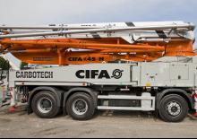 Op vrachtwagen gemonteerde betonpomp CIFA K45H