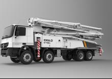 Op vrachtwagen gemonteerde betonpomp CIFA K49C
