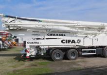 Op vrachtwagen gemonteerde betonpomp CIFA K55L
