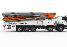 Op vrachtwagen gemonteerde betonpomp CIFA K60H