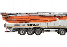 Op vrachtwagen gemonteerde betonpomp CIFA K62H