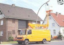 Op aanhangwagen gemonteerde knikarmhoogwerkers Ruthmann K 105