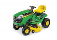 Zitmaaiers en Tuin tractoren John Deere E110