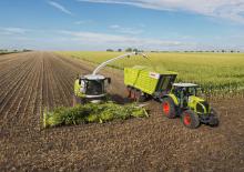Veldhakselaars met vierwielaandrijving Claas Jaguar 970