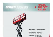 Verrijdbare schaarliften Manitou 78 SEC
