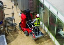 Enkele mast verticale hoogwerkers Manitou 100 VJR
