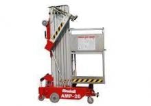 Enkele mast verticale hoogwerkers Mantall AMP-26