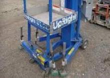 Enkele mast verticale hoogwerkers UpRight UL 20