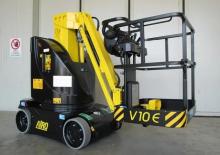 Enkele mast verticale hoogwerkers AIRO V10 E