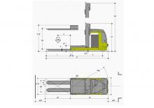 Orderverzameltrucks Clark COP 01 ac