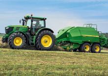 Vierkante-balenpersen John Deere 1433