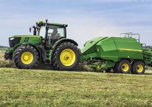 Vierkante-balenpersen John Deere 1434