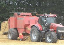Vierkante-balenpersen Massey Ferguson MF 190