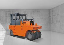 Walsen met rubberwielen Hamm GRW 18