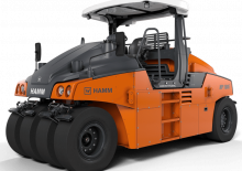 Walsen met rubberwielen Hamm HP 180i