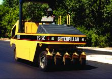 Walsen met rubberwielen Caterpillar PS 150