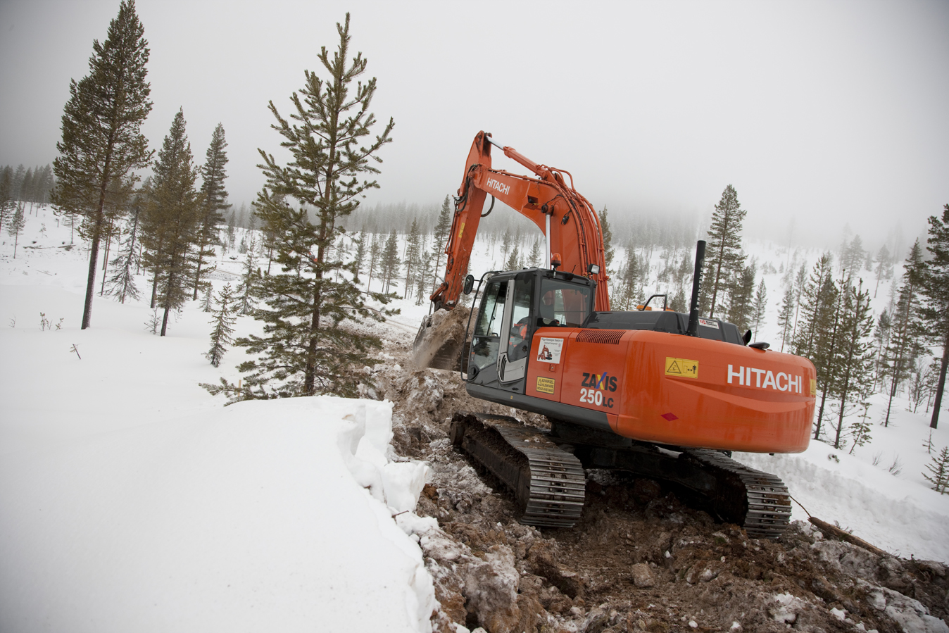 Hitachi ZX 250 LC-3 specificaties & technische gegevens (2006-2012)