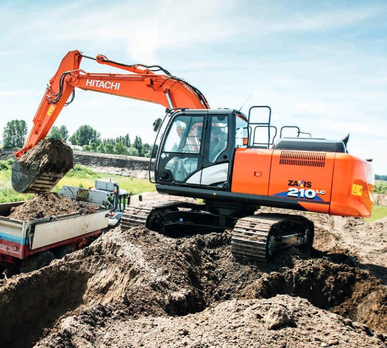 Hitachi ZX210-6 specificaties & technische gegevens (2016-2021)
