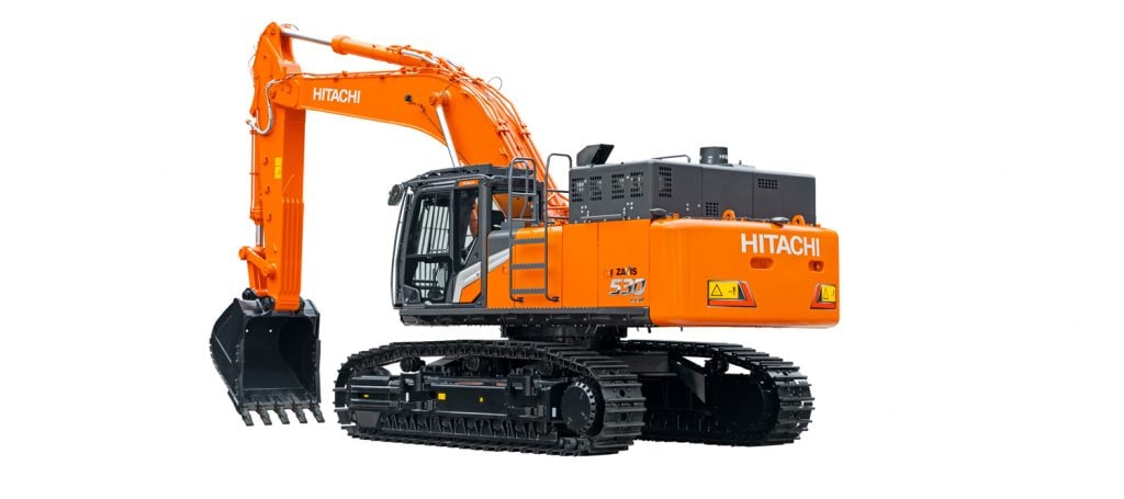 Hitachi ZX530LCH-7 specificaties & technische gegevens (2020-2025)